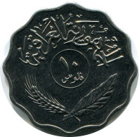 10 FILS 1975 IBAK IRAQ Münze #AP344.D.A - Irak