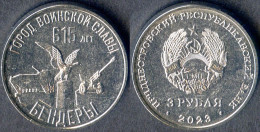 Transnistria Moldova 3 Rubles 2023 615th Anniversary Bender 615 лет г. Бендеры - Moldova