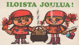 Feliz Año Navidad NIÑOS Vintage Tarjeta Postal CPSMPF #PKG436.ES - New Year