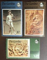 Gambia 1975 Michelangelo Anniversary MNH - Gambia (1965-...)