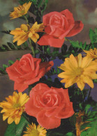 FLOWERS Vintage Ansichtskarte Postkarte CPSM #PAR939.DE - Fleurs