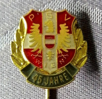 PSV WIEN+POLIZEI SPORT VEREIN WIEN+45 JAHRE+VINTAGE+ABZEICHEN+BADGE - Voetbal