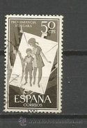 ESPAÑA SPAIN AÑO YEAR 1956 EDIFIL Nº 1202 - USADO (o) USED (o) - PRO INFANCIA HUNGARA - 50 Cts - Oblitérés
