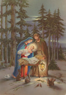 Vergine Maria Madonna Gesù Bambino Natale Religione Vintage Cartolina CPSM #PBB926.IT - Vergine Maria E Madonne