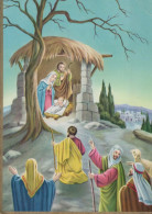 Vergine Maria Madonna Gesù Bambino Natale Religione Vintage Cartolina CPSM #PBB733.IT - Vergine Maria E Madonne