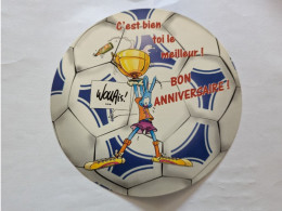 CP Grand Format - Football C'est Bien Toi Le Meilleur Joyeux Anniversaire - Soccer