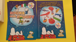 Sogna Con Snoopy McDonald's Dépliant  Publicitario - McDonald's