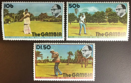 Gambia 1976 Independence Anniversary Golf MNH - Gambia (1965-...)