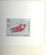 Niger 1976 Olympic Winter Games 50 F Bobsleigh DELUXE SHEET MNH ** - Hiver 1976: Innsbruck