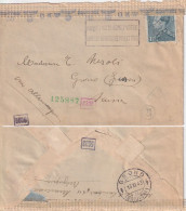 Zensur Brief  Charleroi - Grono        1943 - Covers & Documents