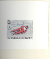 Niger 1976 Olympic Winter Games 50 F Bobsleigh DELUXE SHEET MNH ** - Winter (Other)