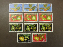 POLYNESIE FRANCAISE, Timbres De Service, Année 1977, YT N° 1B à 14B (dent. 13) Oblitérés, Sans Les 3B Et 6B - Dienstmarken