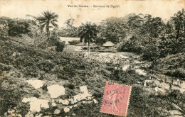 Carte GUINEE Vue Du Soudan Aux Environs De Siguiri Baignade Dans La Rivière - Guinea