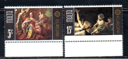 MALTA 1975 EUROPA CEPT PAINTING DIPINTI COMPLETE SET SERIE COMPLETA MNH - Malta