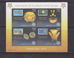 Peru 2005 S/S 50th Anniversary Europa Stamps MNH ** - Briefmarken Auf Briefmarken
