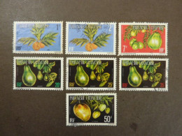 POLYNESIE FRANCAISE, Timbres De Service, Année 1977, YT N° 1B-2B-5B-10B-11B-12B-13B Oblitérés?, Dent.13 - Dienstmarken