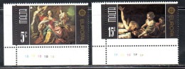 MALTA 1975 EUROPA CEPT PAINTING DIPINTI COMPLETE SET SERIE COMPLETA MNH - Malta