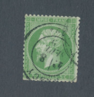 FRANCE - N° 20 OBLITERE AVEC CAD NANCY - 1862 - COTE : 10€ - 1862 Napoleon III