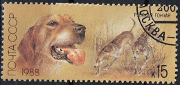 Sowjetunion UdSSR - Russischer Jagdhund (MiNr. 5829) 1988 - Gest Used Obl - Used Stamps