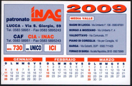 ITALIA 2009 - CALENDARIO TASCABILE - PATRONATO INAC - I - Petit Format : 2001-...