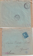 Zensur Brief  Mellet (Damprémy) - Bruxelles - Grono        1943 - Storia Postale