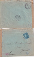 Zensur Brief  Mellet (Damprémy) - Bruxelles - Grono        1943 - Lettres & Documents