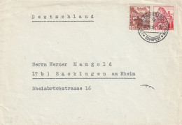 Suisse Cachet Ambulant Luzern - Engelberg - Luzern Sur Lettre Pour L'Allemagne 1936 - Marcophilie