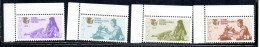 MALTA 1975 IWY INTERNATIONAL WOMEN'S YEAR ANNO INTERNAZIONALE DELLA DONNA COMPLETE SET SERIE COMPLETA MNH - Malta