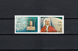 Hungary 1974 Space, Janos Andras Segner Stamp With Label MNH - Europa