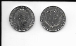 1 FRANC CHARLES DE GAULLE 1958-1988 - Other & Unclassified