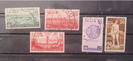 Italia Regno 1936 398-402 Orazio Serie 5 Valori Usati - Used