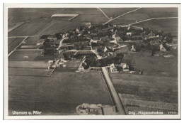 MW13914/ Utersum Auf Föhr AK Seltenes Strähle Luftbild 30er Jahre - Föhr