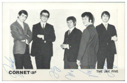 V6145/ The Jay Five  Beat- Popgruppe Autogramm Autogrammkarte 60er - Handtekening