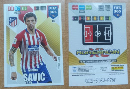 AC - 89 STEFAN SAVIC  CLUB ATLETICO DE MADRID  PANINI FIFA 365 2020 ADRENALYN TRADING CARD - Trading Cards