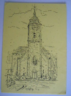 Mollem Tekening Van De Kerk Door Coppieters (701) - Asse