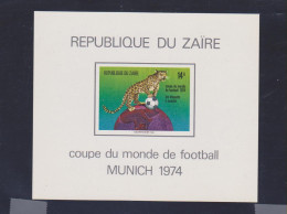Zaire 1974 World Championship Football Münich MNH ** - 1974 – West Germany