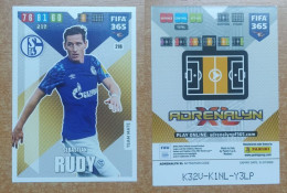 AC - 218 SEBASTIAN RUDY  FC SHALKE 04  PANINI FIFA 365 2020 ADRENALYN TRADING CARD - Trading Cards