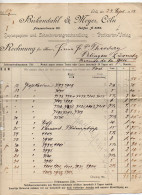 C2657/ Rechnung Postkarten-Verlag Birkendahl & Meyer, Köln 1913 - Otros & Sin Clasificación