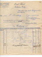 C2659/ Rechnung Postkarten-Verlag Emil Bloch Schmieheim Bei Lahr 1913 - Autres & Non Classés