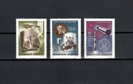 Hungary 1976 Space, Metrical System Set Of 3 MNH - Europe