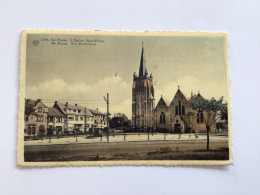 Carte Postale Ancienne (années 50) La Panne L’Église Saint-Pierre - De Panne Sint-Pieterskerk - De Panne