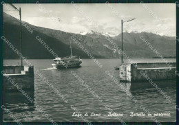 Lecco Bellano Battello Foto FG Cartolina ZK2689 - Lecco