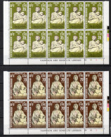 Nlles HEBRIDES  N° 421 à 423  BLOCS DE DIX TIMBRES  NEUFS SANS CHARNIERE  COTE  50.00€    NOEL SCULPTURE - Unused Stamps