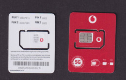 TANZANIA - Vodacom 5G Unused Chip SIM Phonecard - Tansania