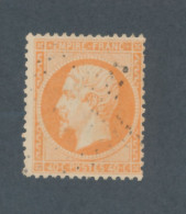 FRANCE - N° 23 OBLITERE AVEC ETOILE DE PARIS - 1862 - COTE : 17€ - 1862 Napoléon III