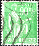 FRANCIA, FRANCE, TIPO “PEACE”, 90 C., 1938, FRANCOBOLLI USATI Yt:FR 367, Mi:FR 392, Scott:FR 275 - 1932-39 Peace