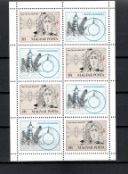 Hungary 1977 Space, Isaac Newton  Sheetlet MNH - Europe