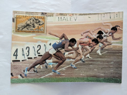 CP Grand Format Et Timbre - Athlétisme édition Imark - Leichtathletik