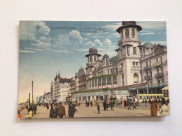 Carte Postale Ancienne (1922) Blankenberghe Le Casino Et La Digue - The Casino And The Dike - Blankenberge