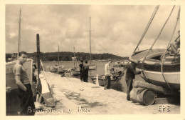 Porquerolles * Carte Photo * Le Port * Bateaux De Pêche Et Pêcheurs - Porquerolles